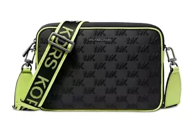 MICHAEL KORS Jet Set Large East/West Crossbody (Limited Color) Nwt Green Black • $135