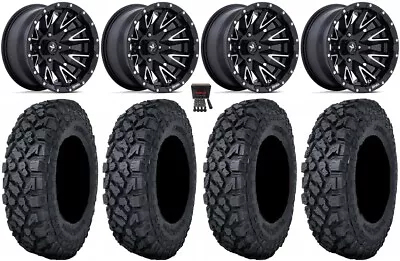 MSA Creed 14  Wheels Machined 27  Klever X/T Tires Suzuki KingQuad • $1172.18