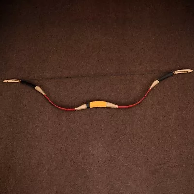 56inch Fiberglass Bow 35lbs Mongolian  Red  AF Archery Traditional Recurve Bow • $30