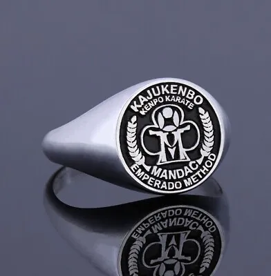 Men Family Crest Anniversary Ring Custom Made Wax Seal Signet Solid Silver Jewel • £100.23