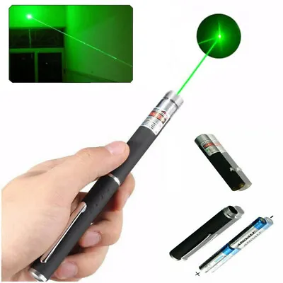 Green Laser Pointer Pen Powerful 532nm For Presentation Cat Dog Beam Light • $13.99