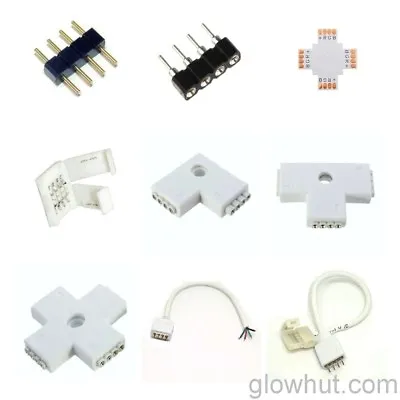 5050 3528 RGB LED Strip Controller 4-pin Male Female X I L T + Connector Lead  • $0.99