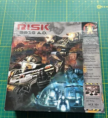 Risk 2210 AD Board Game Avalon Hill 2007 Edition Global Domination Complete • $35