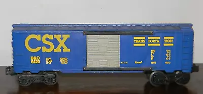 K-Line 50' Boxcar ~ CSX Transportation ~ Two Thumbtacks B&O 6420 - O 27 • $36.05