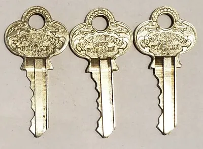 Vintage Corbin P&F #16 Set Of 3 Brass Keys • $4