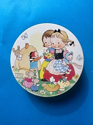 Vintage Childrens  Mabel Lucie Attwell Tin • £10