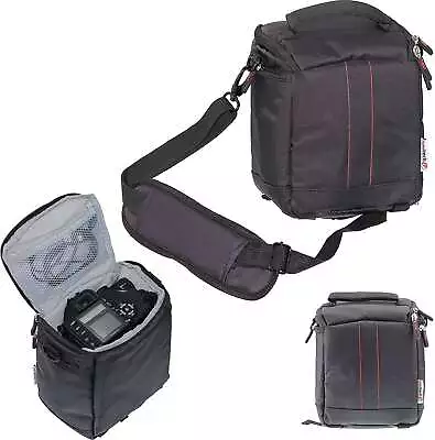 Navitech Black Camera Bag For Panasonic LUMIX DC-GH5MEB-K Amera • £22.82