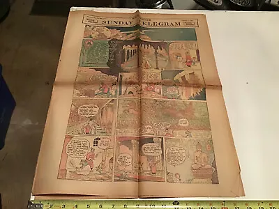 Sept 5 1926 Sunday Telegram COMICS 8pgs: FELIX Annie MOON MULLINS The Gumps  • $36.69