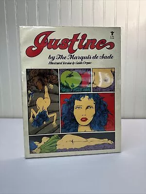 Justine By The Marquis De Sade Illustrated Guido Crepax Paperback 1981 VG+ • $109