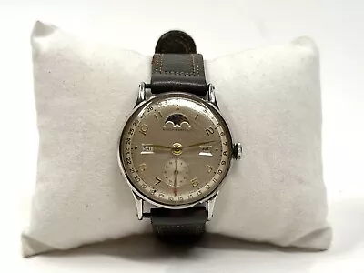 Kingston Watch Co Triple Calendar Moon Phase Vintage Needs Restoration • $799.95