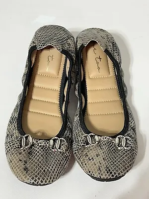 Me Too Ballet Flats Women's Size 7 M Faux Snake Print Slip On • $24.99