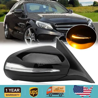 Blind Spot Passenger Side Mirror For Mercedes Benz W205 C Class C300 C250 C180 • $106.39