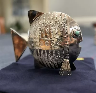 Joaquin Taller Tinta Ecuador Mid-Century Modern Fish Sculpture • $50