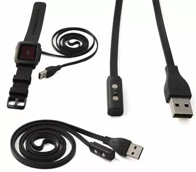 USB Charging Cable Charger For Pebble 2/Pebble Time Steel/Time Round Smart Watch • $16.48