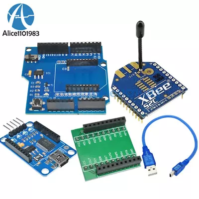 $3.28 • Buy XBee S2 2m USB Adapter Bluetooth Bee FT232RL Shield V3 Controller For Arduino