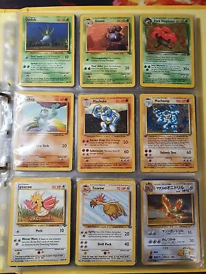 £56 • Buy Pokemon Card Folder Joblot 1999 WOTC Holo Bundle Base Fossil Jungle Team Rocket