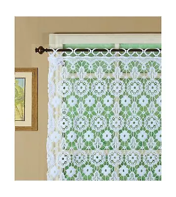 Today's Curtain Medallion Macramé Panel 84 White48W X 84L White • $181.25