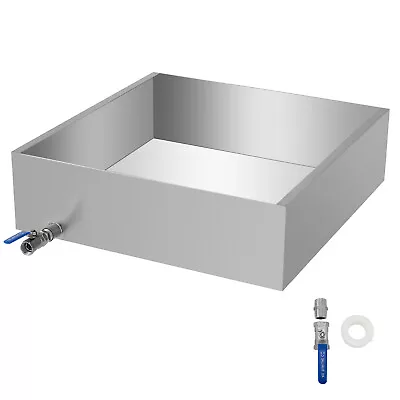 VEVOR Maple Syrup Boiling Pan 24x24x7 Inch Stainless Steel Sap Evaporator Pan • $144.99