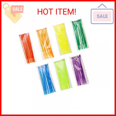 Mini Skater 140pcs 6  Multi-Color Multi-Purpose Nylon Zip Ties (7 Colors) • $9.25