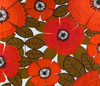 Vintage 1960s 1970s Boras Fabric • £10.50