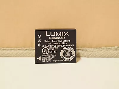 PANASONIC LUMIX CGA-S007A Li-ion Battery 3.7V 1000mAh • £9.99