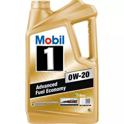 Mobil 1 0W-20 Full Synthetic Engine Oil 5L-141669 • $99.99