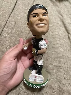 Ivan  Pudge  Rodriguez Florida Marlins Bobblehead 2003 SGA + Game Ticket Stub • $22