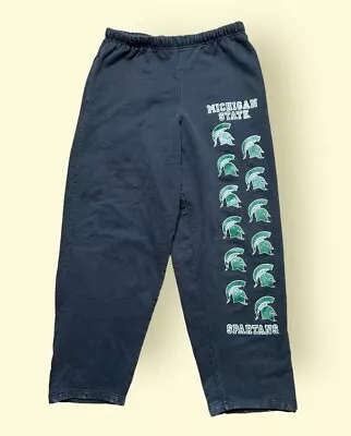 Vintage Michigan State Y2K Sweatpants Men’s XL Black Vtg 2000s Spartans • $25