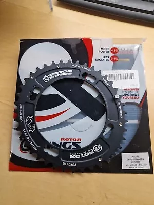 Rotor Q-Ring 40t 120bcd 4 Bolt Black Mtb • £27.99