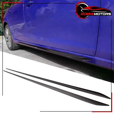 Clearance Sale! Fits 2014-2021 Mazda 6 Side Skirts Extension Rocker Panel -ABS • $44.99