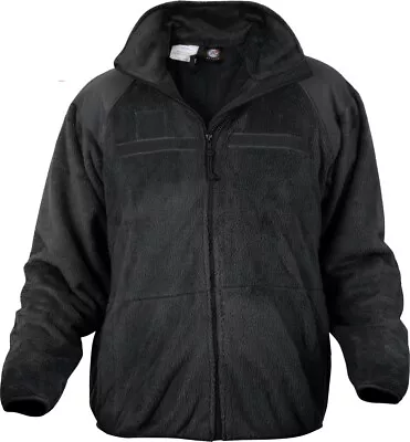 Black ECWCS Gen III Level 3 Military Soft Polar Fleece Jacket • $53.99