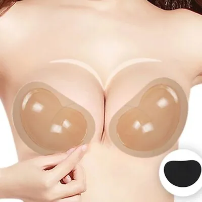 £3.35 • Buy Silicone Gel Bra Breast Enhancers Push Up Pads Chicken Bikini Fillets Inserts UK