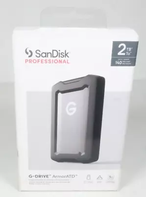 SanDisk G-Drive ArmorATD 2TB Portable External Hard Drive - Free Shipping • $94.99