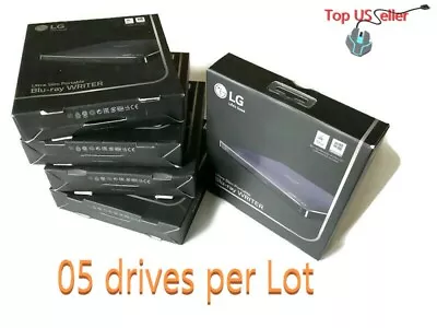 $369 • Buy *WHOLSALE* LG BP50NB40 Slim Portable Blu-ray/ CD DVD+/-RW Drive Burner 5 PCS LOT
