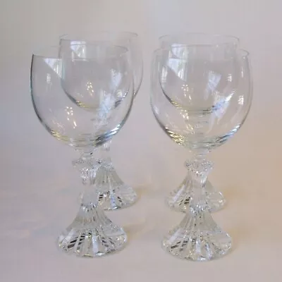 Mikasa The Ritz Set Of 4 Crystal 7 Inch Water Goblets • $19.99