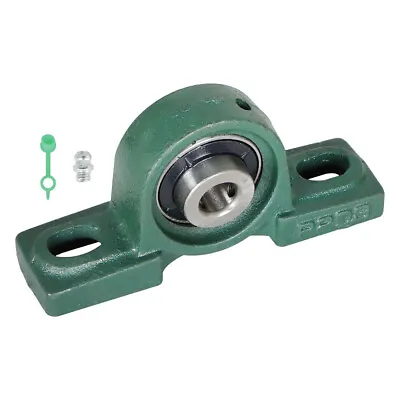 4 PCS  UCP201-8 Pillow Block Bearing 1/2  Bore Self Aligning 2 Bolt Solid Base • $22.46