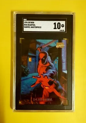 1994 Marvel Masterpieces DEADPOOL #28 SGC 10 GM Pop / 1  • $250