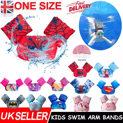 Kids Children Life Jacket Puddle Jumper Vest Swim Arm Bands Float ONE SIZE~ • £10.99