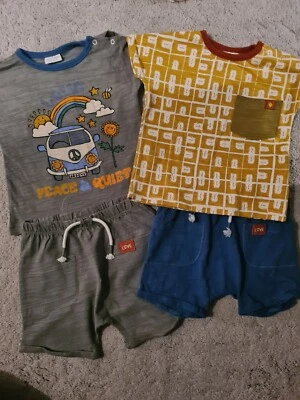 £5.50 • Buy Next Baby Boys Matching Short And T Shirt Set/bundle 6-9 Months