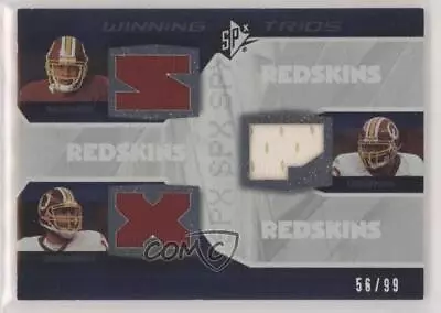 2008 SPx Winning Trios /99 Malcolm Kelly Jason Campbell Clinton Portis Rookie RC • $14.34