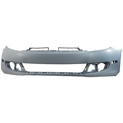 $181.36 • Buy Front Bumper Cover For 2010-2014 Golf Jetta Wagon Primed With Fog Light Holes