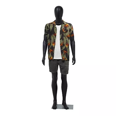 72.8  Male Mannequin Realistic Full Body Dress Form Display Head Turns With Base • $139.99