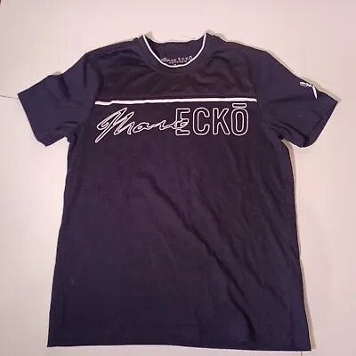 Mark Ecko Cut & Sew Graphic Logo T-shirt Small Men's Black • $13.60