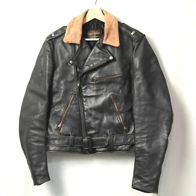 Buco Cow Hide Double Riders Jacket Size: 40 Vintage 1950`s From Japan • $1939.99