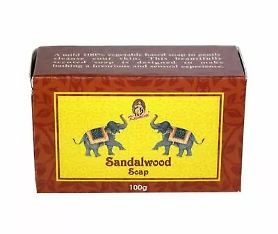 Bar Kamini Soap Sandalwood Vegan Vegetable Based Soap Cakes Aromatics 8 Bars • $32.95