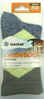 Yaktrax Ultimate Outdoor Light Cabin Socks Youth One Size • $9.99