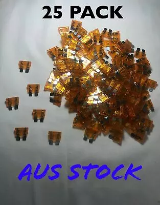 25 X Pack 5 AMP Standard Blade Fuse Orange Auto Car ATU 5A BULK PACK • $6.95