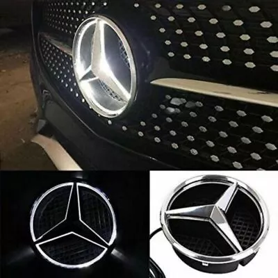 Illuminated Car Led Grille Logo Emblem Star Ligh Badge For Mercedes Benz GLC GLE • $29.99