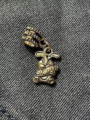 Bunny Rabbit Carrot Bead Dangle Charm Easter Gift Jewellery ‘Pandoras--box’ • £1.99