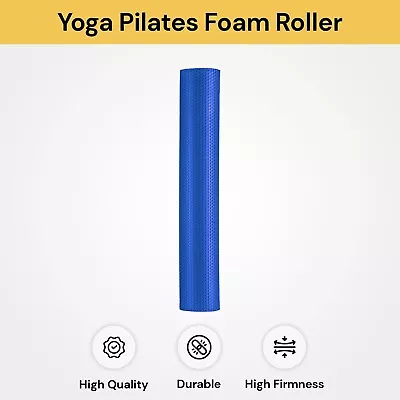 90CM Yoga Foam Roller Pilates Yoga Roller Fitness Exercise GYM Training Massage • $37.99